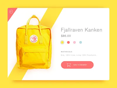E-commerce Shop | Day 012 #DailyUI backpack dailyui e commerce shop ui