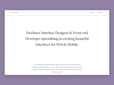 New Portfolio marketing portfolio ui ux web
