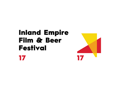 Inland Empire Film & Beer branding design logo minimal typography