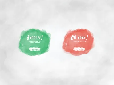 Flash Message (Success/Error) – Day 11 #DailyUI 11 concept daily dailyui flash message ui ux web website