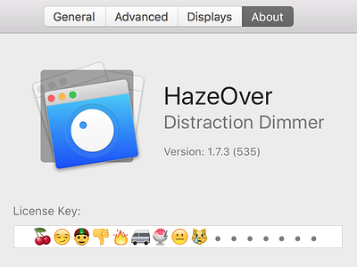Emoji License Keys app apple emoji mac macos osx ui ux