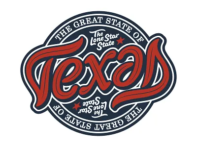 Texas Ambigram illusion letters optical script type typography words