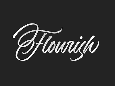 Flourish brushpen brushtype calligraphy handlettering handmade handmadetype lettering process script texture