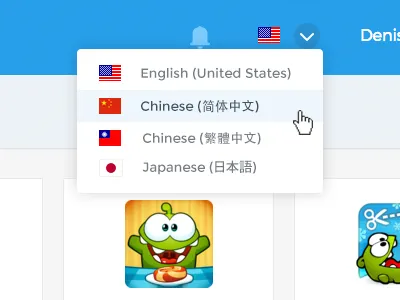 Internationalization for Developers developer internationalization language product selector ui ux web