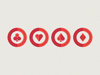 Suit Icons cards clubs diamonds hears icons poker chips spades suits texture