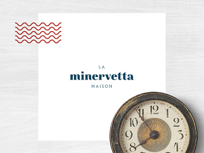 La Minervetta Maison - 4 Star Hotel Branding brand branding food hotel identity logo logos mark nautical typography