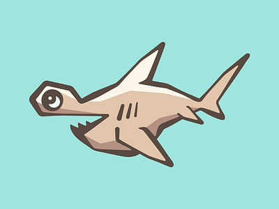 Great Hammerhead eyes fish great hammerhead hammerhead illustration monster ocean sea shark teeth water