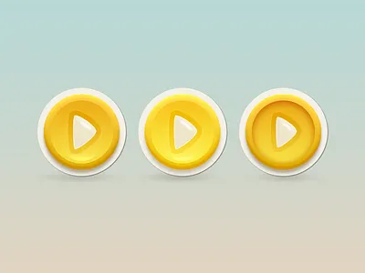 Play Button button game play ui