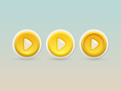 Play Button button game play ui