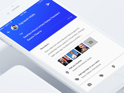 028 Create a post app screen behance create design dribbble illstration ios mobile mockups post ui ux