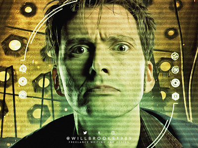 Doctor Who Comic Cover - Tenth Doctor bbc comic cover cover design david tennant digital art doctor who dr who photo manipulation television tv whovian