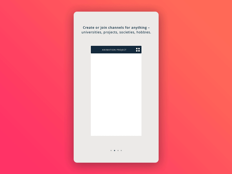 Onboarding screen2/4 aftereffect animation app onboarding ui