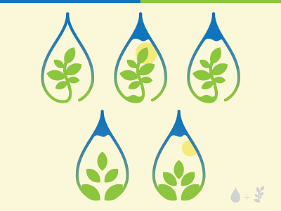 Bota green line logo minimal plant simple
