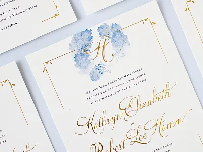 Mission Viejo Fall Wedding california wedding fall wedding gold foil invitation monogram stationery wedding