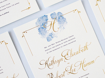 Mission Viejo Fall Wedding california wedding fall wedding gold foil invitation monogram stationery wedding