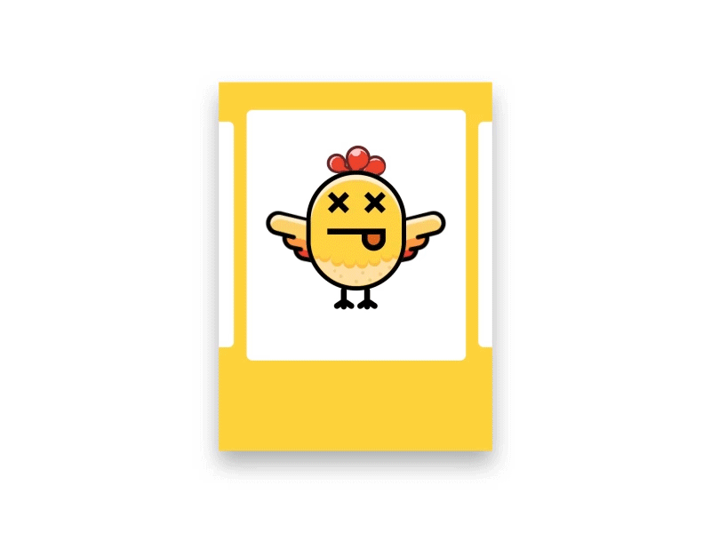 Happy Spring Festival chicken festival spring yellow