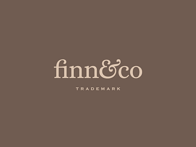 finn&co 01 branding design identity logo logotype trademark typography wordmark