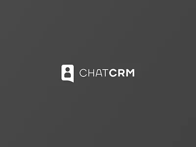 ChatCRM logo branding chat crm data logo logotype mark message sketch