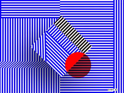 Divergent. art direction color debut design dribbble lines optical shot