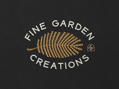 Fine Garden Nº 006 botany branding identity logo philadelphia plants retro sans serif signpainting timeless typography vintage