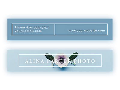 Elegant Bookmark bookmark business card card elegant minimal photography simple template typography