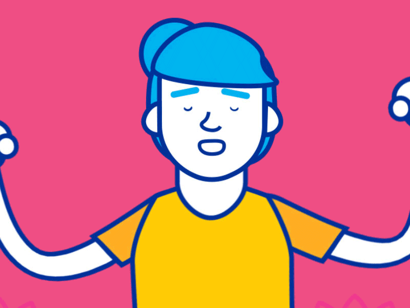 Character study / Yoga class 2d afx animation character illustration motion design yoga yoga class