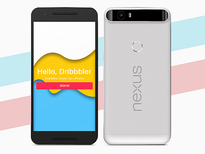 Start view app android app client design dribbble in ios mockup nexus sign ui ux