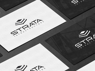 Strata creative direction logo typography