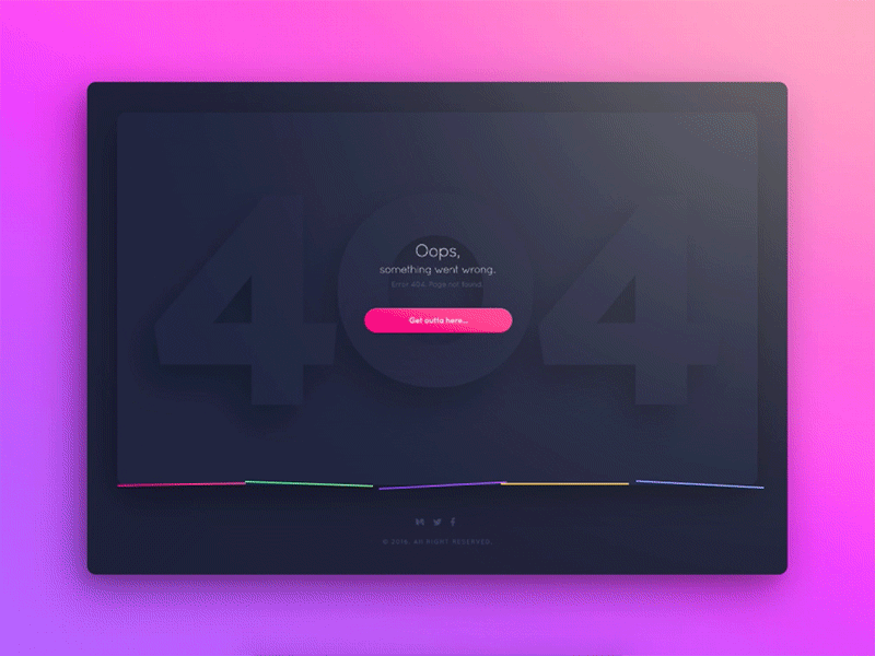 inner page - 404 404 design gif google gui material page splash ui web animation