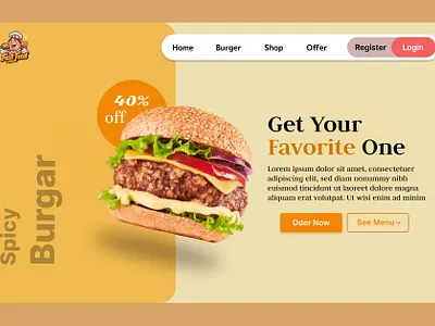 Short landding page ui