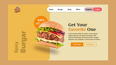 Short landding page ui