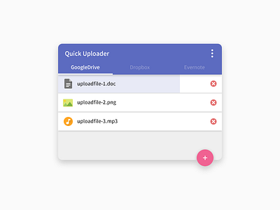 Daily UI 031 | File Upload 031 dailyui fileupload materialdesign ui