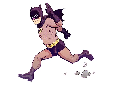 Bat batman cartoon