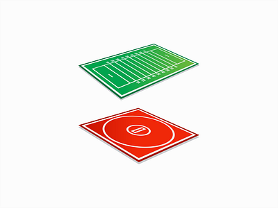 Sport Surfaces #5 american football field football icons mat sport sports surface wrestling