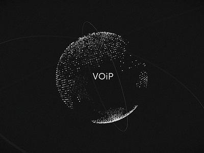 VoiP 3d animation c4d cinema4d communication digital globe mograph