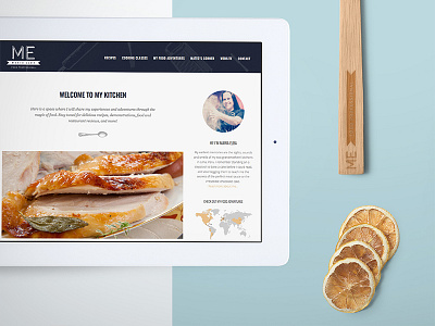 Maria Elba Food Professional Blog blog chef design development food graphic design kitchen responsive website