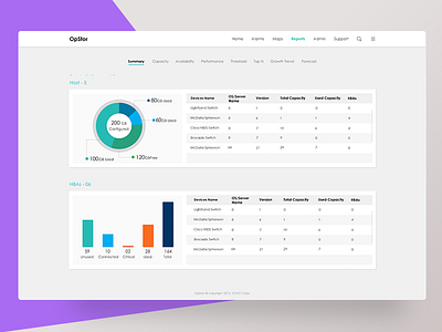 Analytics - Summary Report analytics report bar graph chart graph monitoring pie chart product report report