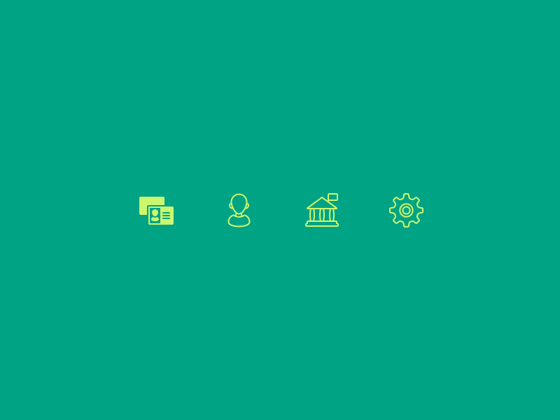 Tabbar icons for Eesti Mobile animation app application concept documents government icons iphone mobile state tabbar