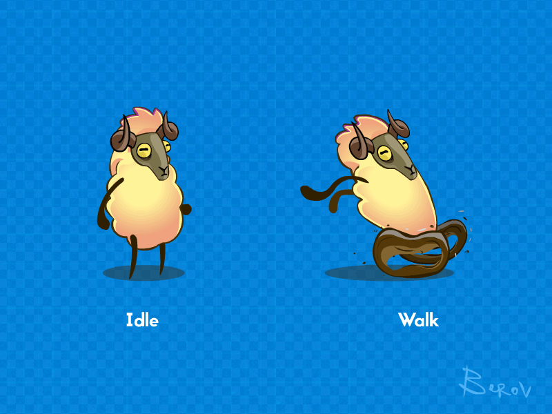 Ram the ram animation cartoon flash frames game ram sheep sheet sprite unreal