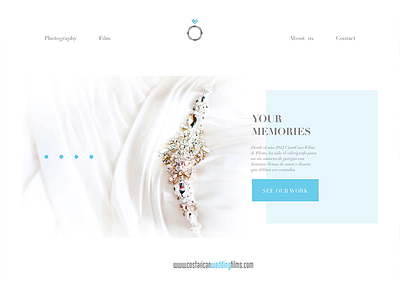 Wedding Responsive Website ui ux visual design website