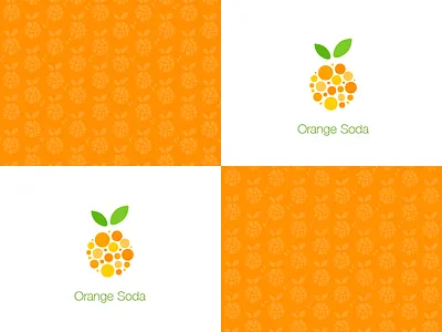 Orange Soda Logo Concept branding logo orange