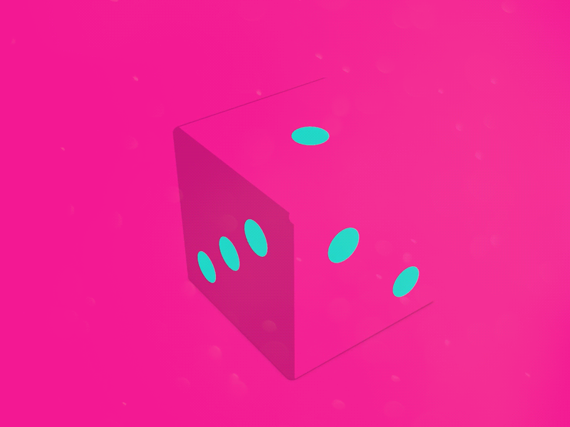 Roll it already 3d animation c4d cel shading cinema 4d design dice gif loop motion design