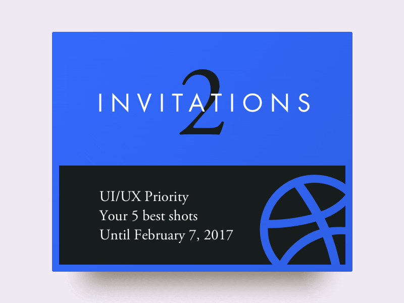 2 Dribbble invites debut draft dribbble giveaway giveaways invitation invitations invite invites