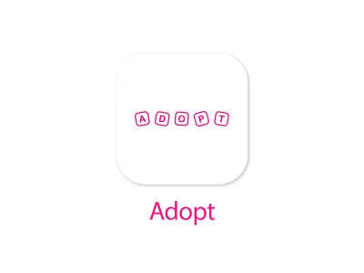 Adopt App Icon adobe illustrator adobe xd app icon daily ui daily ui 005 tyler tyler mathew suggs tyler suggs ui