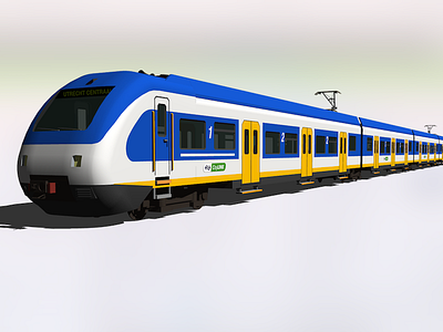 Rapid Transit Train 3d 3dmodel design render sketchup train