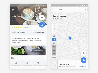 Google: Indoor map direction information map navigation