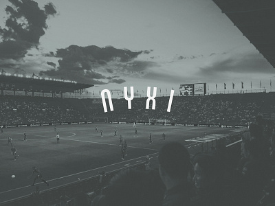 NYXI futbol identity logo mark ny soccer wordmark