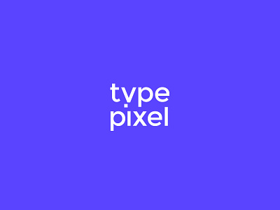 Type and Pixel alt logo design studio digital agency flat design graphic design logo logo design logo mark logo type simple design web design