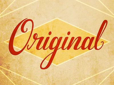 Original lettering original script