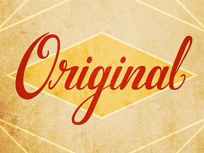 Original lettering original script